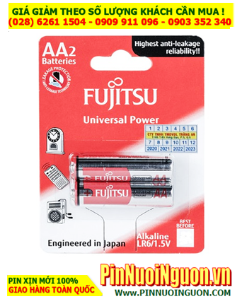 Pin máy đo huyết áp Fujitsu LR6-AA Alkaline 1.5V chính hãng Made in Indonesia | có sẳn hàng